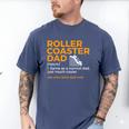 Roller Coaster Dad Definition Best Dad Ever Men's Comfort Colors T-Shirt Blue Jean Roller Coaster Dad Definition Best Dad Ever Men's Comfort Colors T-Shirt Blue Jean