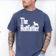 The RottFather Rottweiler Dad Shirt Men Men's Comfort Colors T-Shirt Blue Jean