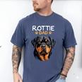 Rottie Dad Rottweiler Dog Men's Comfort Colors T-Shirt Blue Jean