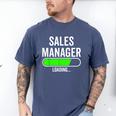 Sales Manager Loading Graduation Graduate New Job Men's Comfort Colors T-Shirt Blue Jean