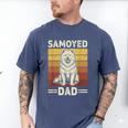 Samoyed Dad Men's Comfort Colors T-Shirt Blue Jean