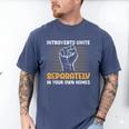 Sarcastic Anti Social Introvert Social Interaction Men's Comfort Colors T-Shirt Blue Jean Sarcastic Anti Social Introvert Social Interaction Men's Comfort Colors T-Shirt Blue Jean