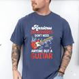Sarcastic Introvert Need Guitar Sad Song Introvert Guitarist Men's Comfort Colors T-Shirt Blue Jean