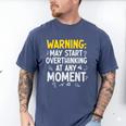 Sarcastic Saying For Overthinkers Introverts Men's Comfort Colors T-Shirt Blue Jean Sarcastic Saying For Overthinkers Introverts Men's Comfort Colors T-Shirt Blue Jean