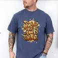 Self Care Introvert Relaxation Me Myself And Silence Retro Men's Comfort Colors T-Shirt Blue Jean