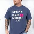 Sen18r Shirt Senior 2018 Graduation Kiss Lips Men's Comfort Colors T-Shirt Blue Jean
