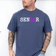 Senior 2018 TShirt Graduation Class Of 2018 Tee Shirt Men's Comfort Colors T-Shirt Blue Jean