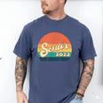 Senior 2023 Graduation My Last First Day Of Class Of 2023 Men's Comfort Colors T-Shirt Blue Jean