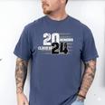 Senior 2024 Graduation Class Of 2024 Senior Women Boy Girl Men's Comfort Colors T-Shirt Blue Jean