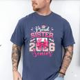 Senior 2026 Class Of 26 Coquette Pink Bow Graduation Sister Men's Comfort Colors T-Shirt Blue Jean