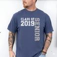 Senior Class Of 2019 19 Shirt High School Graduation Men's Comfort Colors T-Shirt Blue Jean