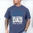 Senior Volleyball Dad Class Of 2025 Graduation Graduate Men's Comfort Colors T-Shirt Blue Jean