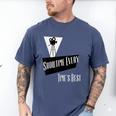 Showtime Every Moment Cinema Nostalgia Film Buff Humor Men's Comfort Colors T-Shirt Blue Jean