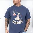 Silly Daddy Silly Goose Dad Birthday Family Matching Party Men's Comfort Colors T-Shirt Blue Jean