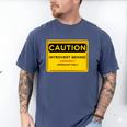 A Simple Yellow Warning Sign For Introvert Men's Comfort Colors T-Shirt Blue Jean A Simple Yellow Warning Sign For Introvert Men's Comfort Colors T-Shirt Blue Jean