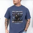 Skeleton No More Mr Nice Guy Meme Men Dad Papa Men's Comfort Colors T-Shirt Blue Jean