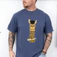 SmileteesGrad Llama Graduation T-Shirt Men's Comfort Colors T-Shirt Blue Jean
