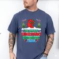 Snow Christmas Introvert Team Introverted Introvert Xmas Men's Comfort Colors T-Shirt Blue Jean