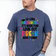 So Long Preschool Pre-K Here I Come Graduation Men's Comfort Colors T-Shirt Blue Jean