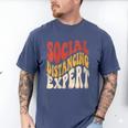 Social Distancing Expert Introvert Men's Comfort Colors T-Shirt Blue Jean Social Distancing Expert Introvert Men's Comfort Colors T-Shirt Blue Jean