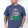 Social Work Student Masters Degree Graduation Men's Comfort Colors T-Shirt Blue Jean