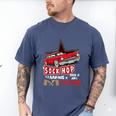 Sock Hop Fabulous Fifties Rock N Roll Automobile Nostalgia Men's Comfort Colors T-Shirt Blue Jean