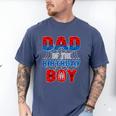 Spider Web Birthday Party Dad Of The Birthday Boy Men's Comfort Colors T-Shirt Blue Jean