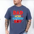 Spider Web Family Matching Dad Of The Birthday Boy Men's Comfort Colors T-Shirt Blue Jean