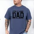 Stay At Home Dad Humor Quote Fathers Quote Men's Comfort Colors T-Shirt Blue Jean