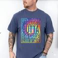 Straight Outta 5th Grade Class Of 2022 School Graduation Men's Comfort Colors T-Shirt Blue Jean