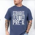 Straight Outta Pre-K Shirt Preschool Boy Girl Graduation Men's Comfort Colors T-Shirt Blue Jean