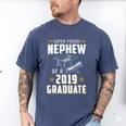Super Proud Nephew Of A 2019 Graduate Shirt Graduation Men's Comfort Colors T-Shirt Blue Jean