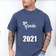 I Survived 5th Grade Class Of 2021 Quarantined Graduation 2 Men's Comfort Colors T-Shirt Blue Jean