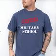 I Survived Military School Graduation Straight Outta Men's Comfort Colors T-Shirt Blue Jean