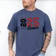 Swimming Senior Night Swimming Senior 2025 Graduation 59 Men's Comfort Colors T-Shirt Blue Jean
