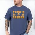 Tennis Senior Night Tennis Senior 2025 Graduation 11 Men's Comfort Colors T-Shirt Blue Jean