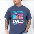Touchdown Or Tutu Dad Loves You Gender Reveal Family Men's Comfort Colors T-Shirt Blue Jean