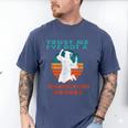 Trust Me I'Ve Got A Communications Degree College Graduation Men's Comfort Colors T-Shirt Blue Jean
