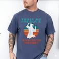 Trust Me I'Ve Got A Human Services Degree College Graduation Men's Comfort Colors T-Shirt Blue Jean