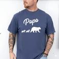 Twin Dad Papa Bear Two Cubs 2 Kids Men's Comfort Colors T-Shirt Blue Jean Twin Dad Papa Bear Two Cubs 2 Kids Men's Comfort Colors T-Shirt Blue Jean