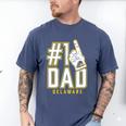 University Of Delaware Blue Hens 1 Dad Men's Comfort Colors T-Shirt Blue Jean