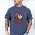 Valentines All Booked For Valentines Book Lover Girl Teacher Men's Comfort Colors T-Shirt Blue Jean