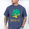 Vegetable Word Game Dad Joke Brocco-Lee Broccoli Men's Comfort Colors T-Shirt Blue Jean Vegetable Word Game Dad Joke Brocco-Lee Broccoli Men's Comfort Colors T-Shirt Blue Jean