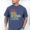 Veteran Dad Men's Comfort Colors T-Shirt Blue Jean