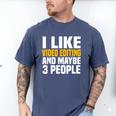 Video Editor Introvert Editing Production Filmmaking Job Men's Comfort Colors T-Shirt Blue Jean Video Editor Introvert Editing Production Filmmaking Job Men's Comfort Colors T-Shirt Blue Jean