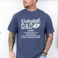 Volleyball Dad Definition Dad Of A Volleyball Player Father Men's Comfort Colors T-Shirt Blue Jean
