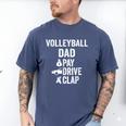 Volleyball Dad Pay Drive Clap Dad Of A Volleyball Player Dad Men's Comfort Colors T-Shirt Blue Jean