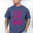 I Wear Pink In Memory Of My Granddaughter Breast Cancer Men's Comfort Colors T-Shirt Blue Jean
