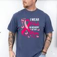 I Wear Pink In Memory Of My Mom Breast Cancer Awareness Men's Comfort Colors T-Shirt Blue Jean I Wear Pink In Memory Of My Mom Breast Cancer Awareness Men's Comfort Colors T-Shirt Blue Jean