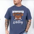 Whittling Hobby Woodcarve Introverted Wood Artist Whittler Men's Comfort Colors T-Shirt Blue Jean
